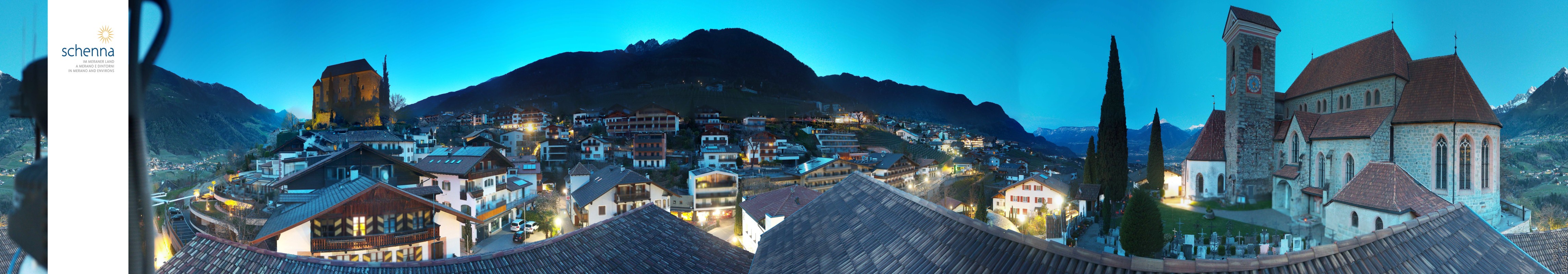 Archiv Foto Webcam Panoramablick Schenna