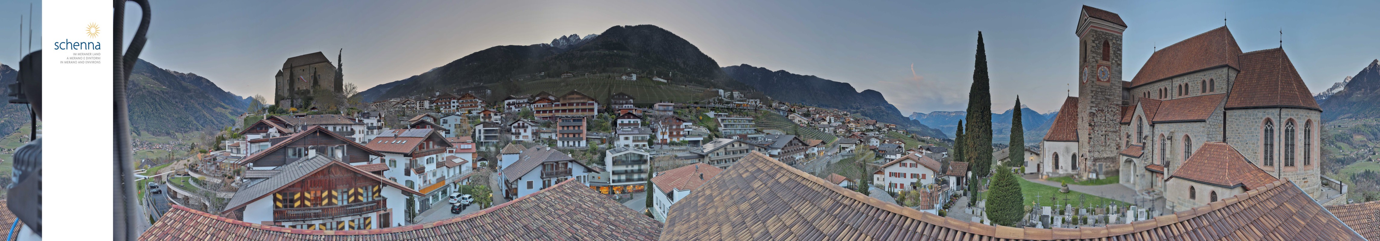 Archiv Foto Webcam Panoramablick Schenna
