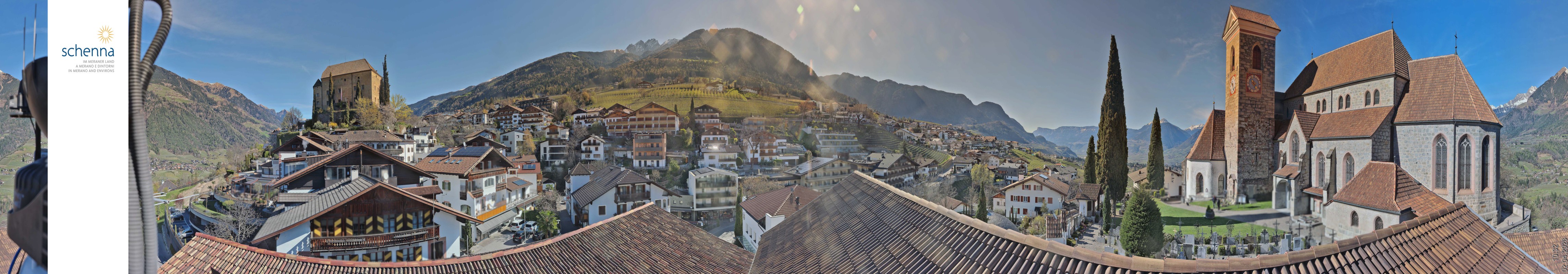 Archiv Foto Webcam Panoramablick Schenna