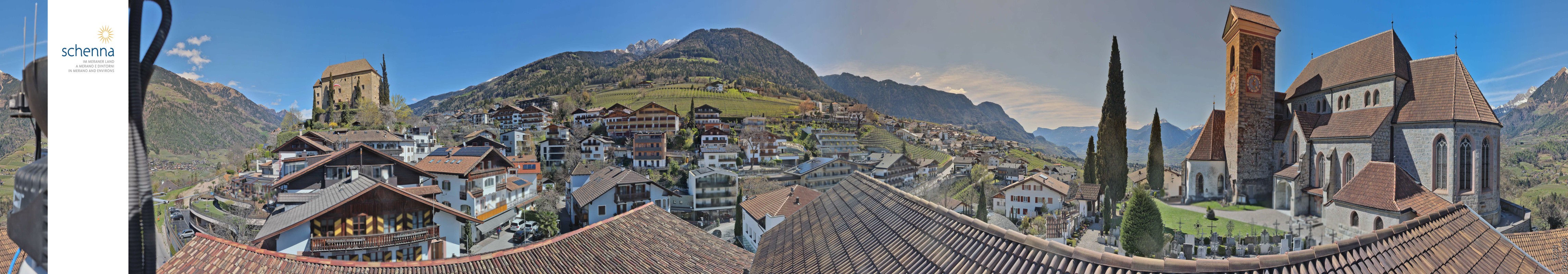 Archiv Foto Webcam Panoramablick Schenna