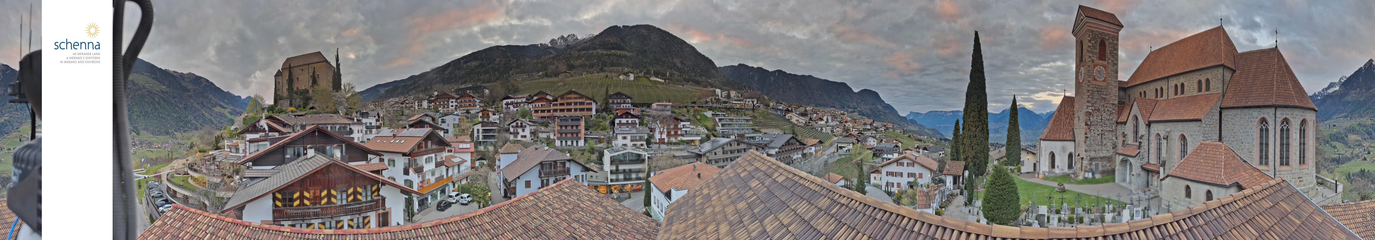 Archiv Foto Webcam Panoramablick Schenna