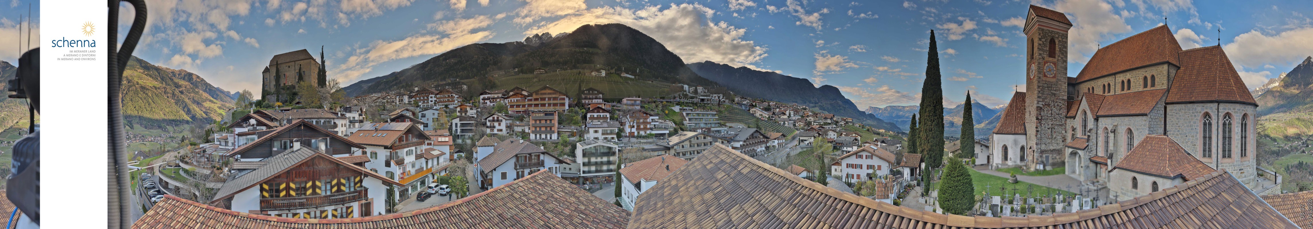 Archiv Foto Webcam Panoramablick Schenna