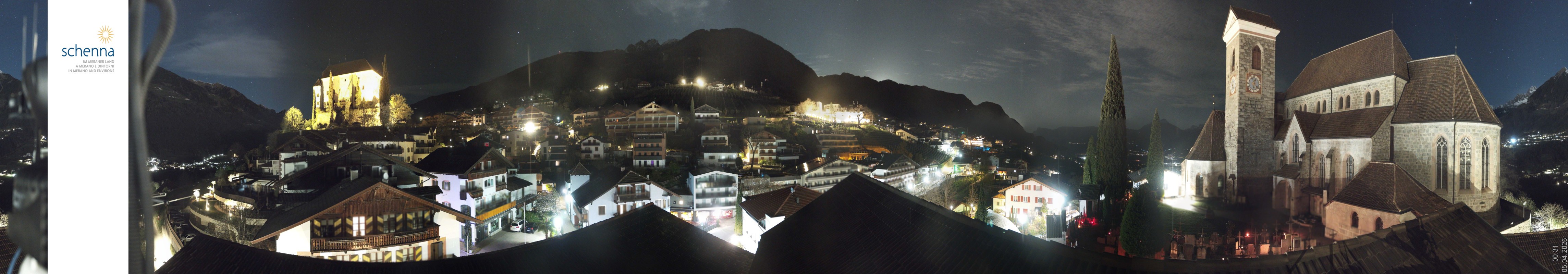 Archiv Foto Webcam Panoramablick Schenna