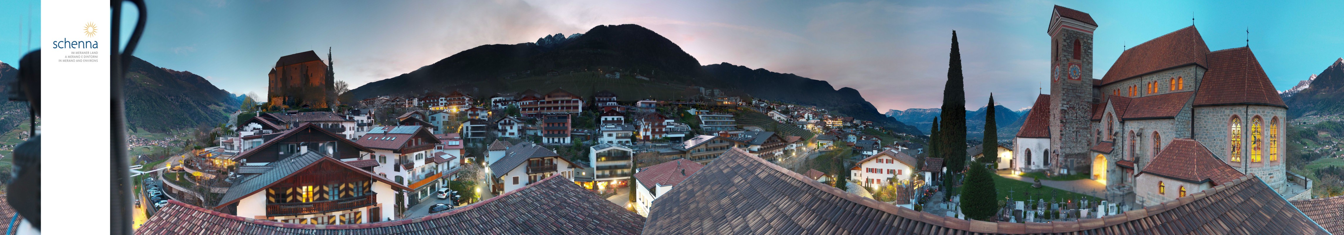 Archiv Foto Webcam Panoramablick Schenna