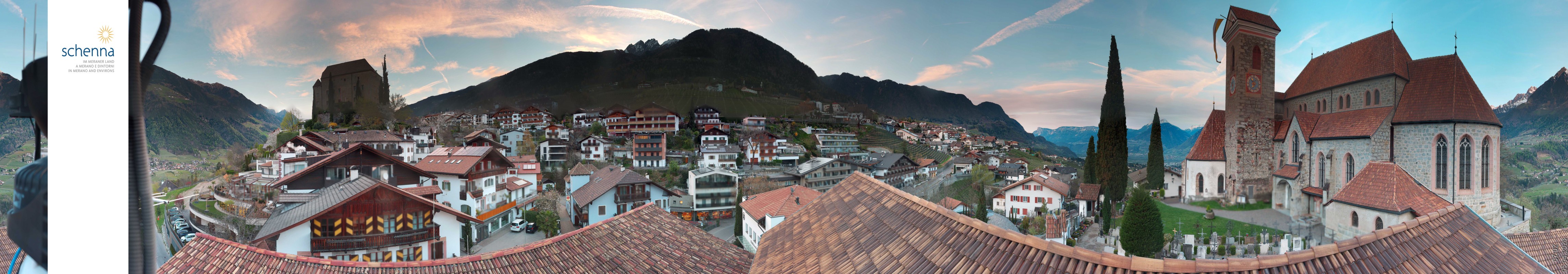 Archiv Foto Webcam Panoramablick Schenna