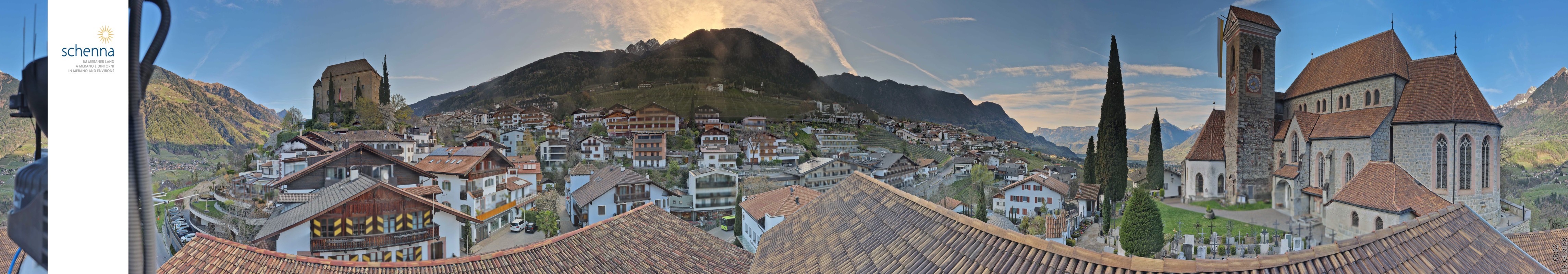 Archiv Foto Webcam Panoramablick Schenna