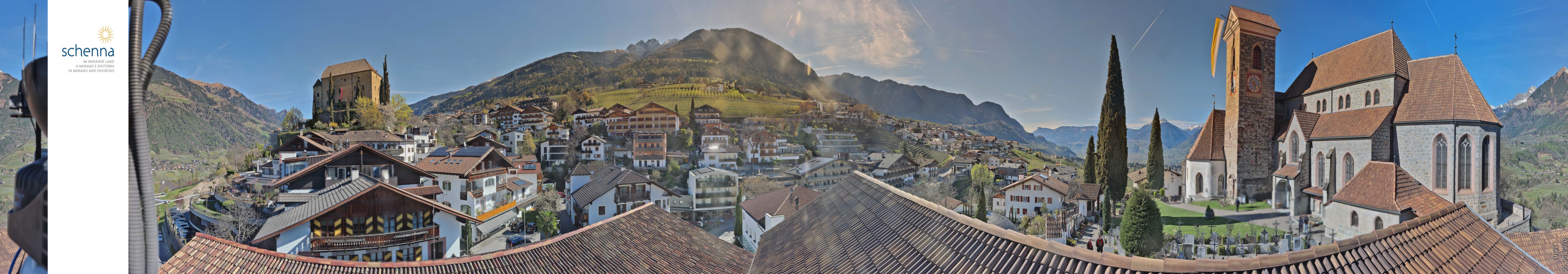 Archiv Foto Webcam Panoramablick Schenna