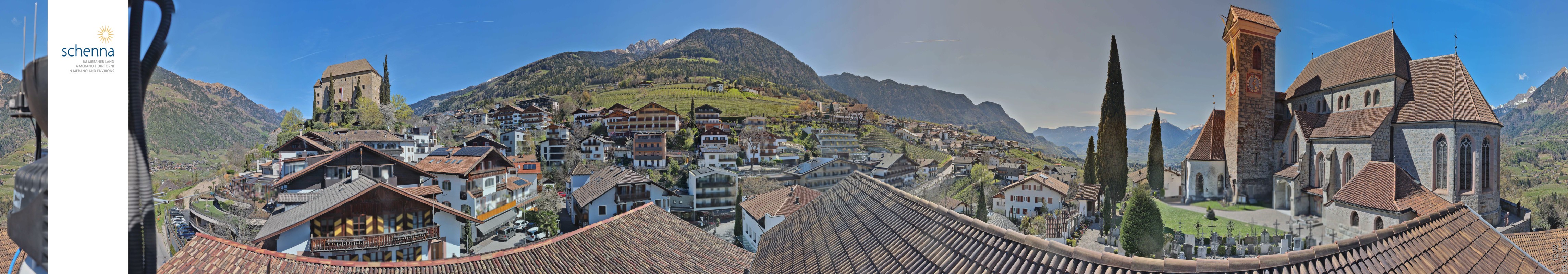 Archiv Foto Webcam Panoramablick Schenna