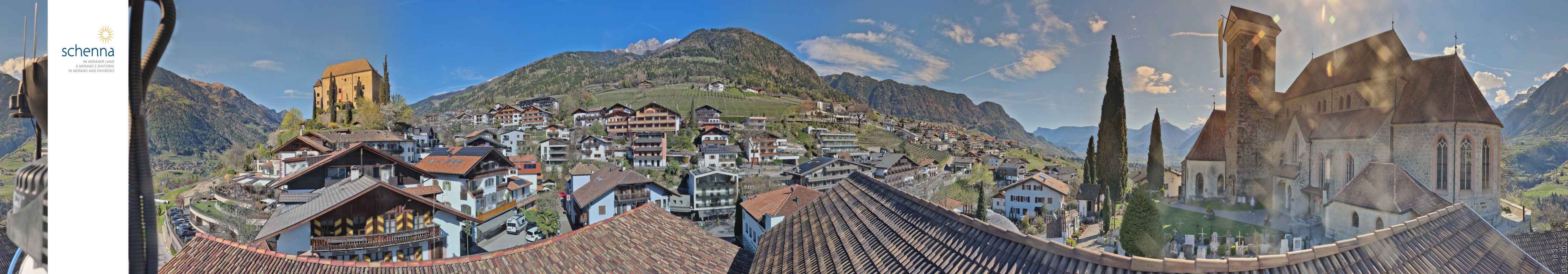 Archiv Foto Webcam Panoramablick Schenna