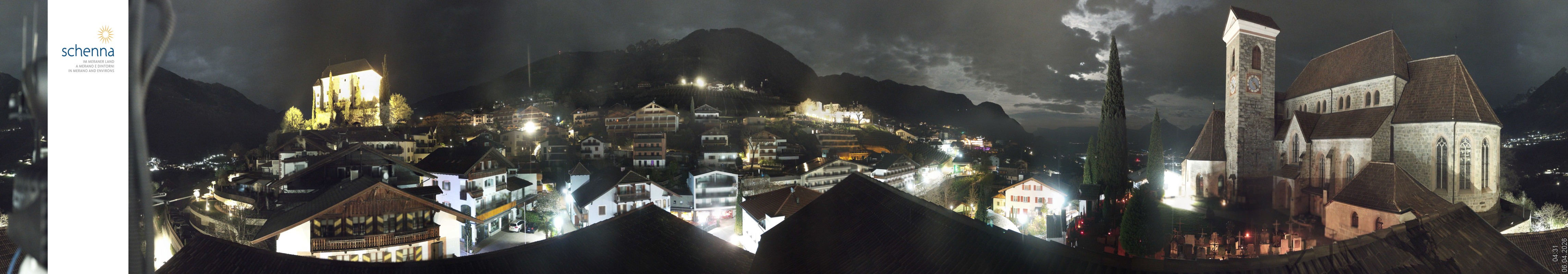 Archived image Webcam Panoramic View of Schenna
