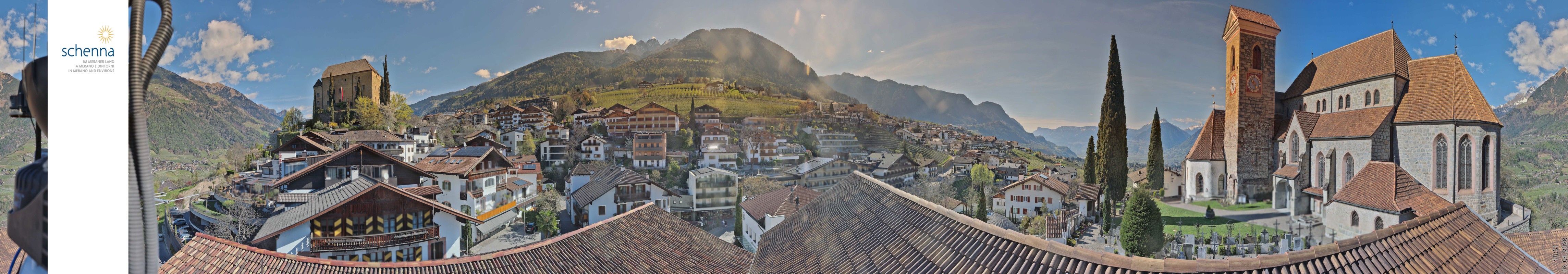 Archived image Webcam Panoramic View of Schenna