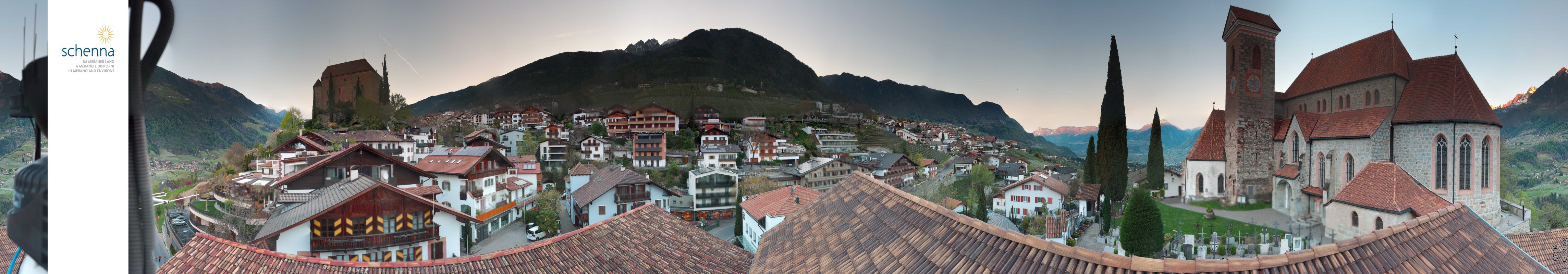 Archiv Foto Webcam Panoramablick Schenna