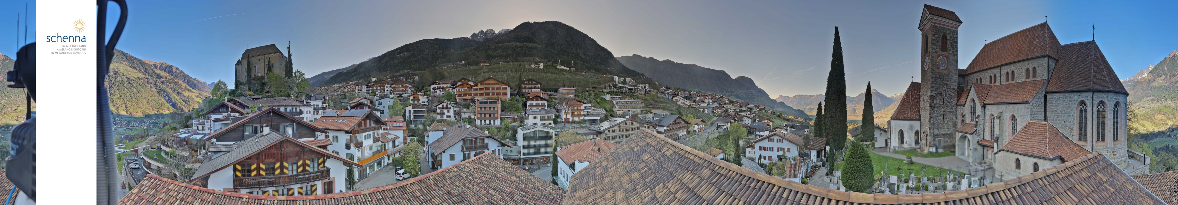 Archiv Foto Webcam Panoramablick Schenna