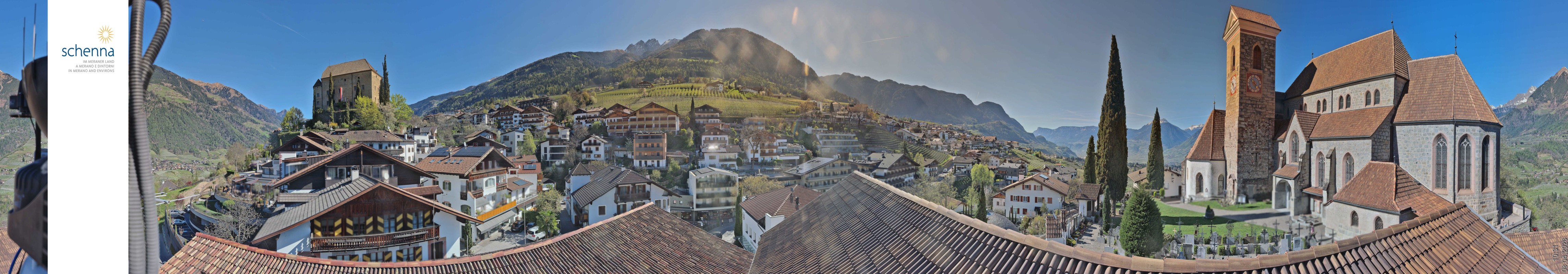 Archiv Foto Webcam Panoramablick Schenna