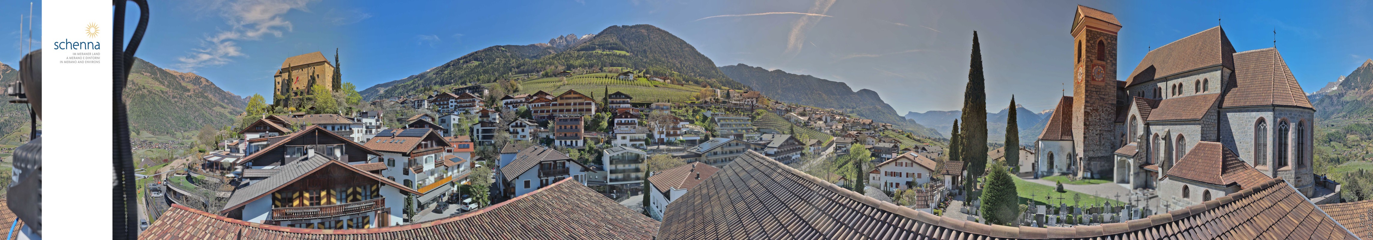 Archiv Foto Webcam Panoramablick Schenna
