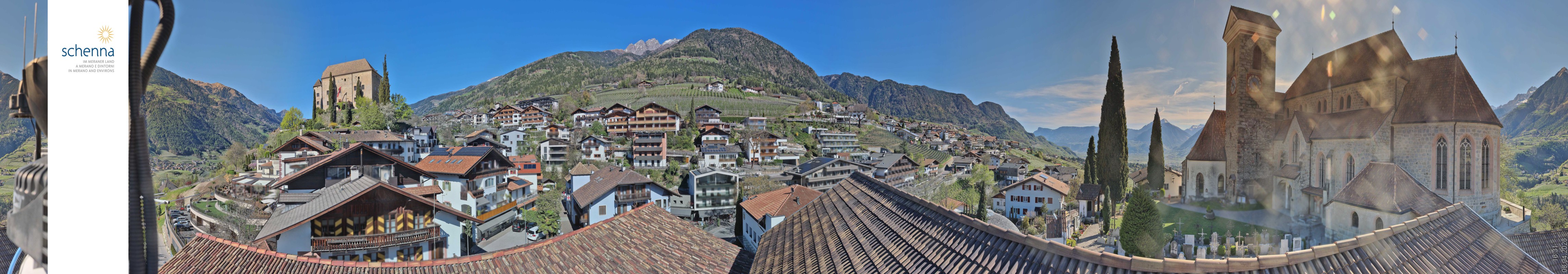 Archiv Foto Webcam Panoramablick Schenna