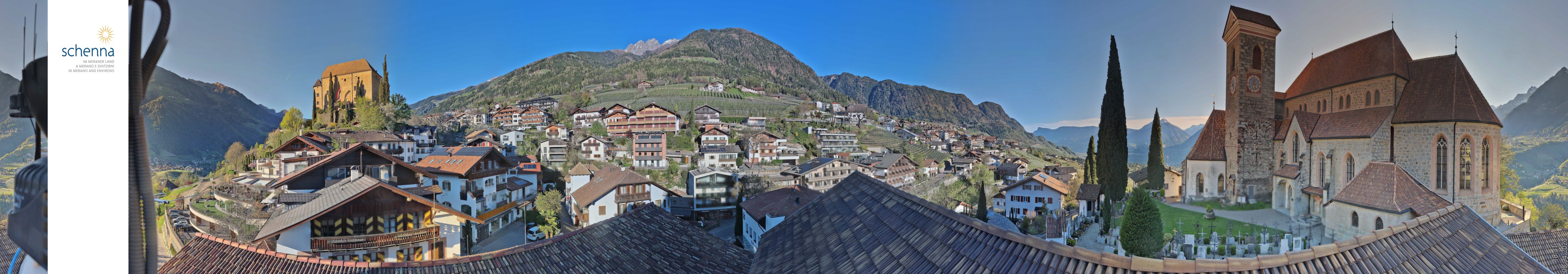 Archiv Foto Webcam Panoramablick Schenna
