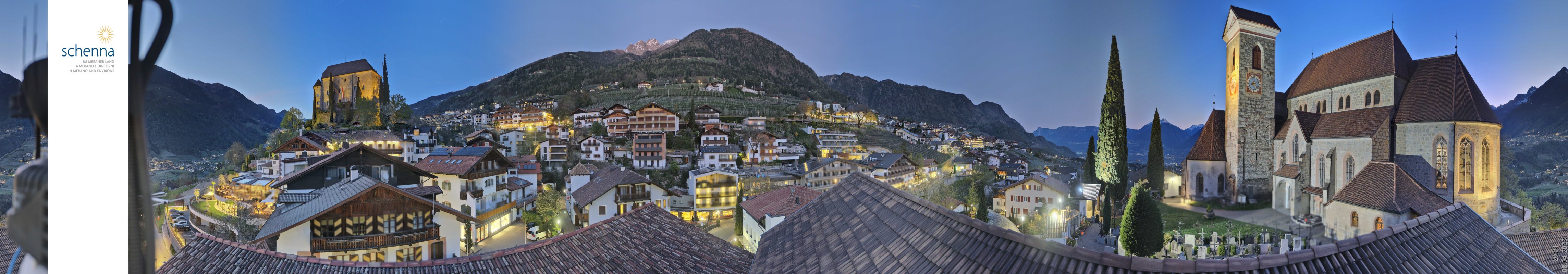 Archiv Foto Webcam Panoramablick Schenna