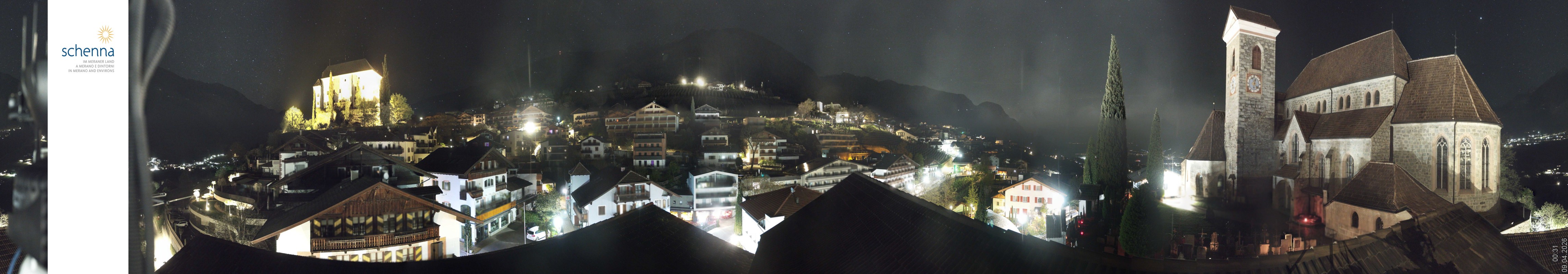 Archiv Foto Webcam Panoramablick Schenna