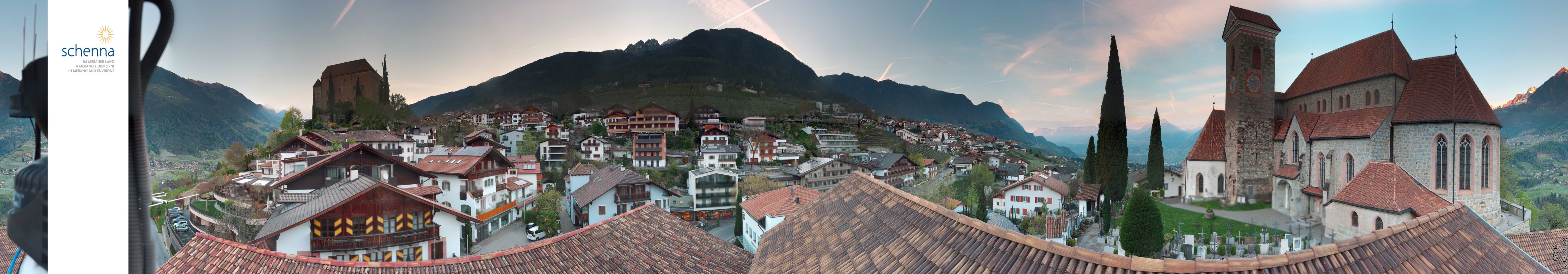 Archiv Foto Webcam Panoramablick Schenna