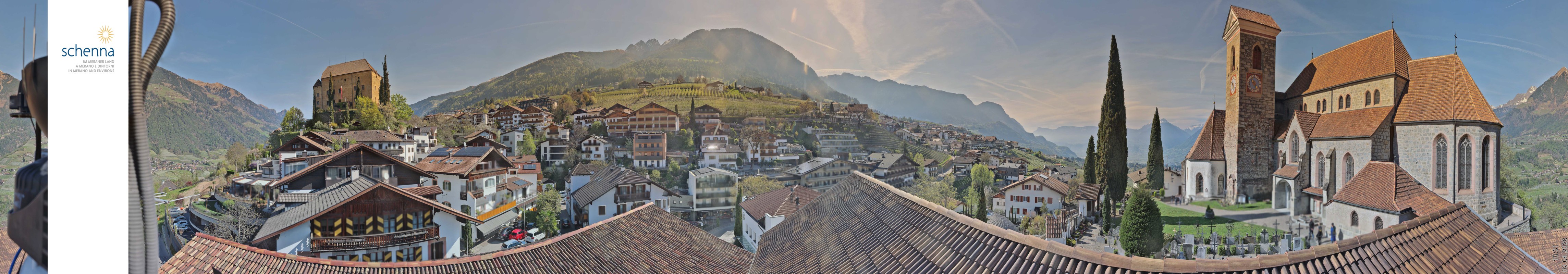 Archiv Foto Webcam Panoramablick Schenna