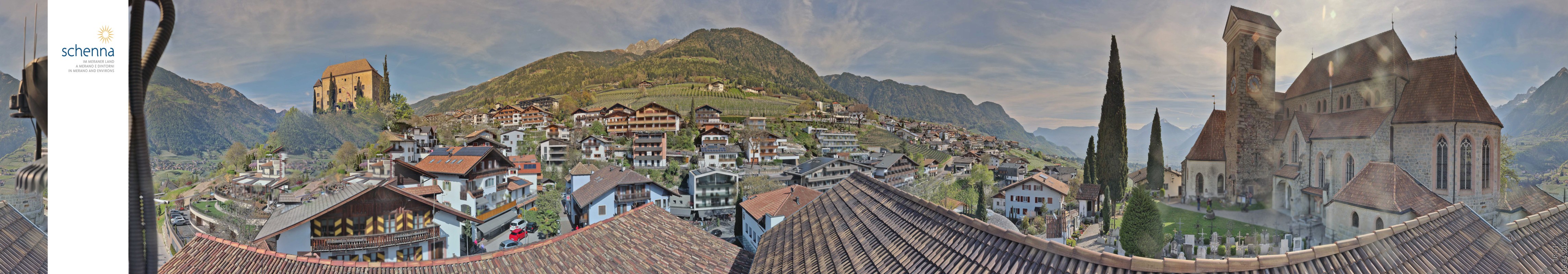 Archived image Webcam Panoramic View of Schenna
