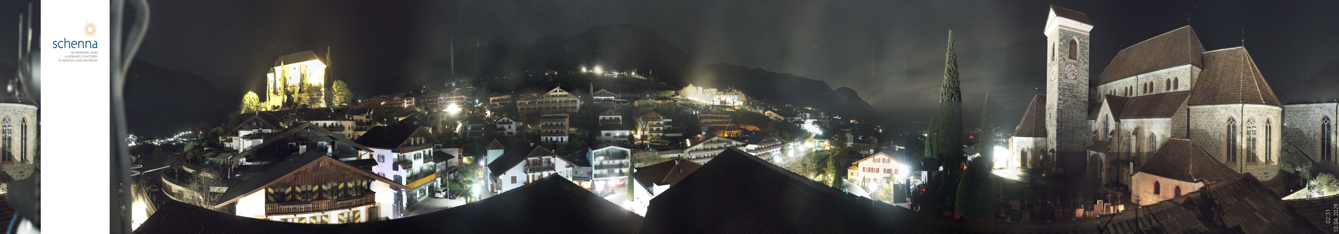 Archiv Foto Webcam Panoramablick Schenna