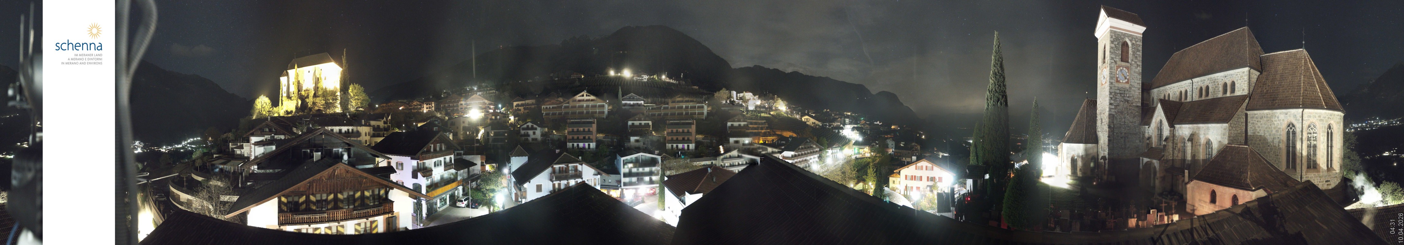 Archiv Foto Webcam Panoramablick Schenna