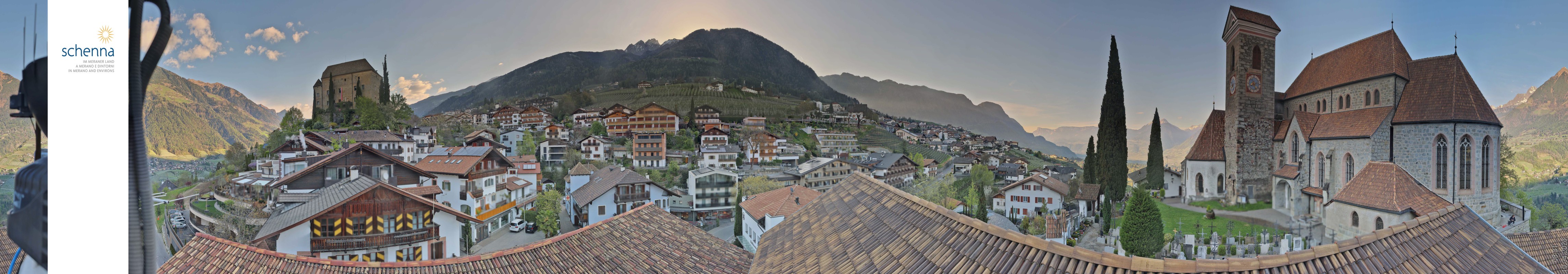 Archiv Foto Webcam Panoramablick Schenna