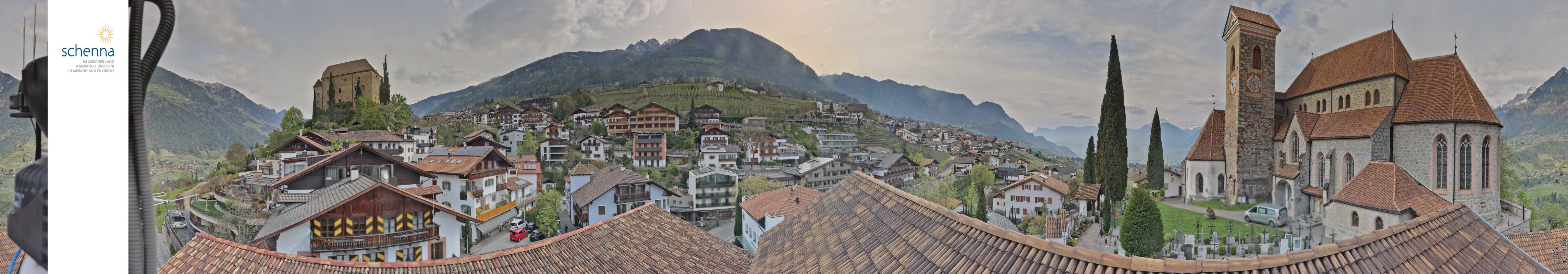 Archiv Foto Webcam Panoramablick Schenna