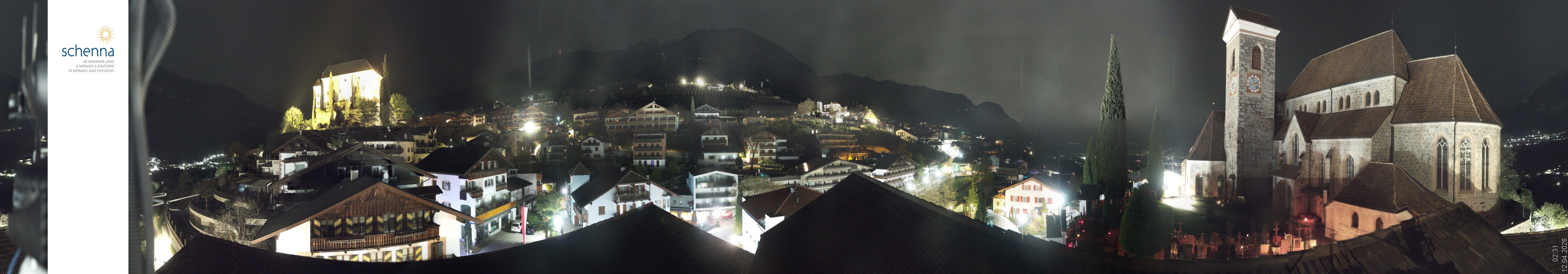 Archiv Foto Webcam Panoramablick Schenna