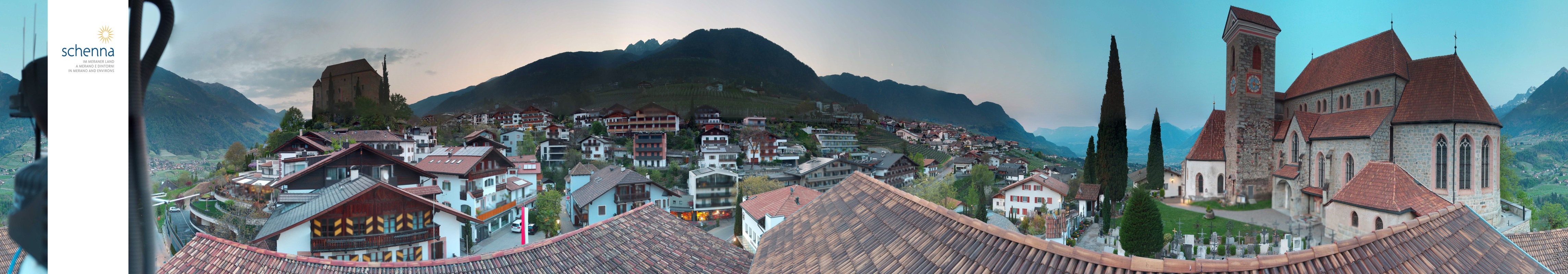 Archiv Foto Webcam Panoramablick Schenna