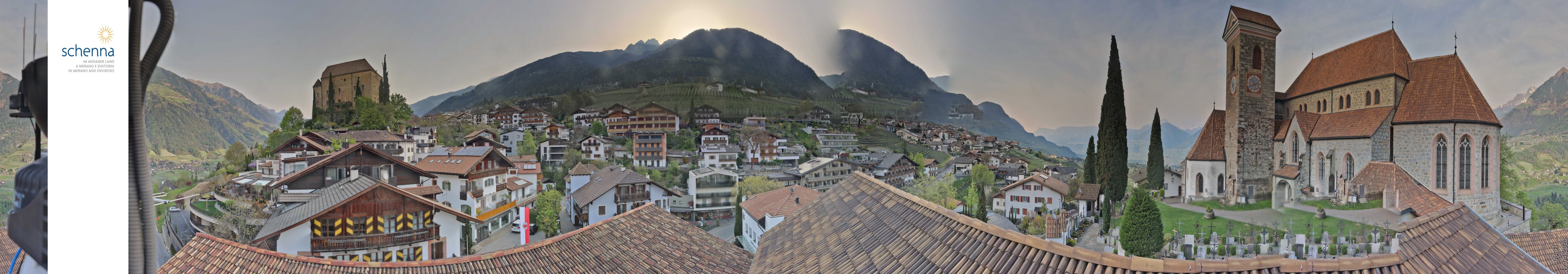 Archiv Foto Webcam Panoramablick Schenna