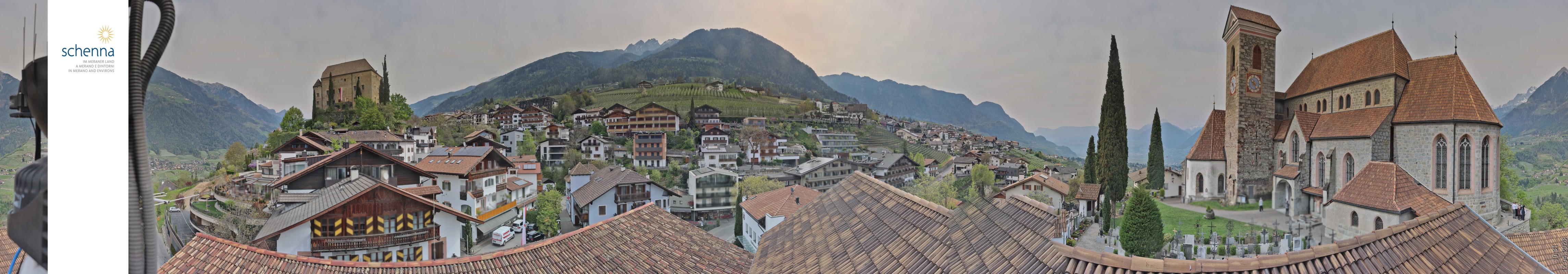 Archiv Foto Webcam Panoramablick Schenna