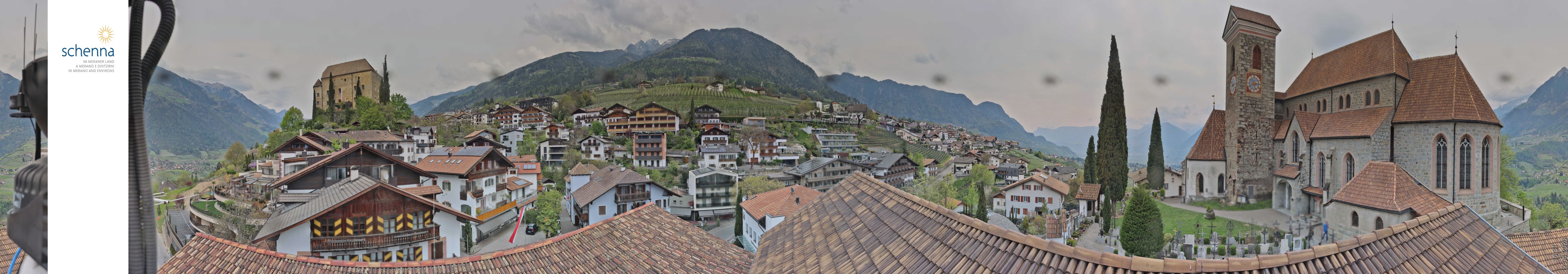 Archiv Foto Webcam Panoramablick Schenna