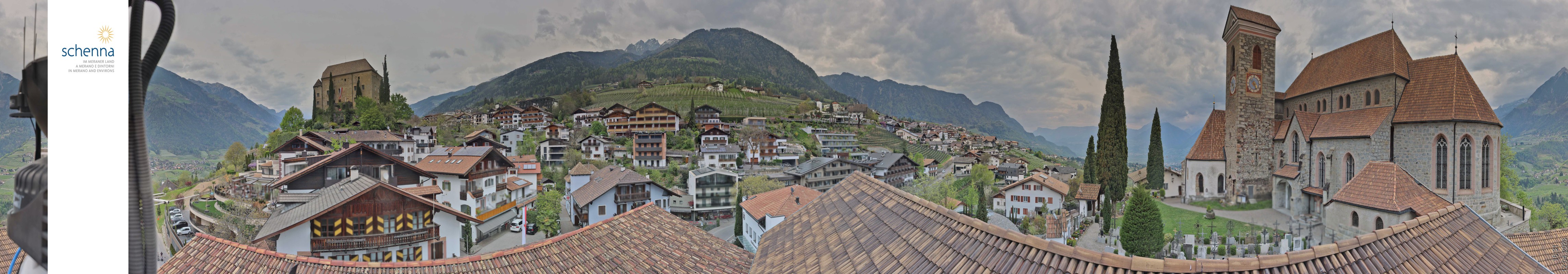Archiv Foto Webcam Panoramablick Schenna