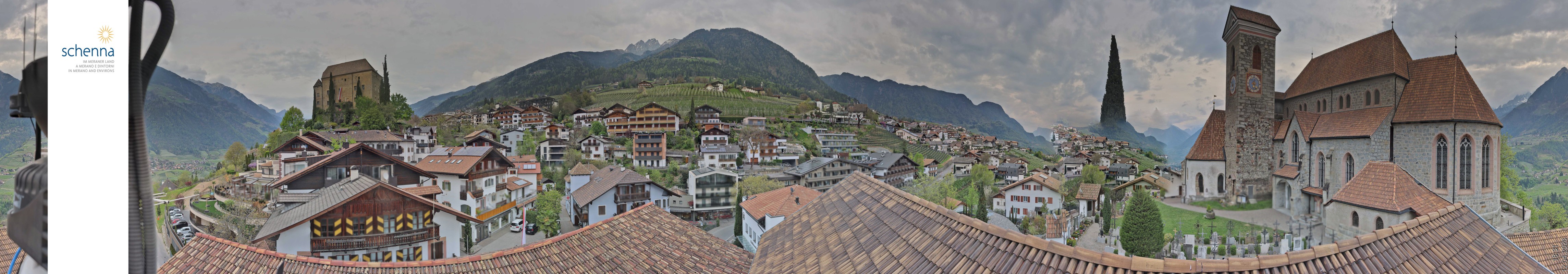 Archiv Foto Webcam Panoramablick Schenna