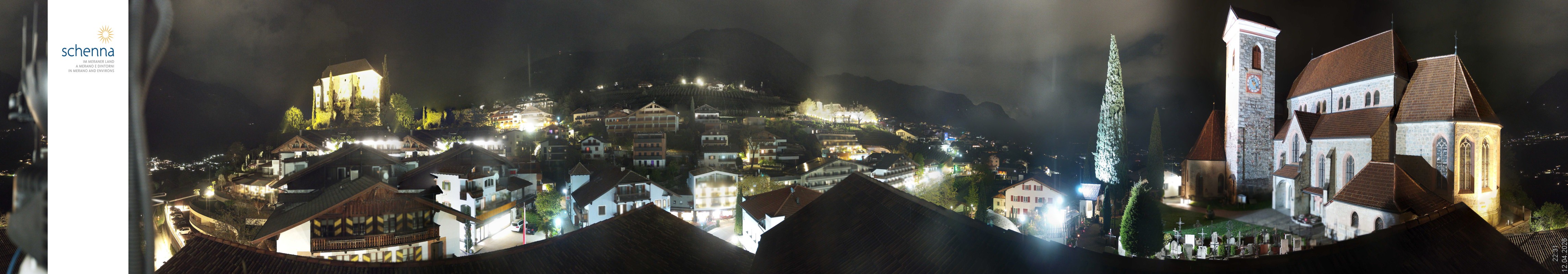 Archiv Foto Webcam Panoramablick Schenna