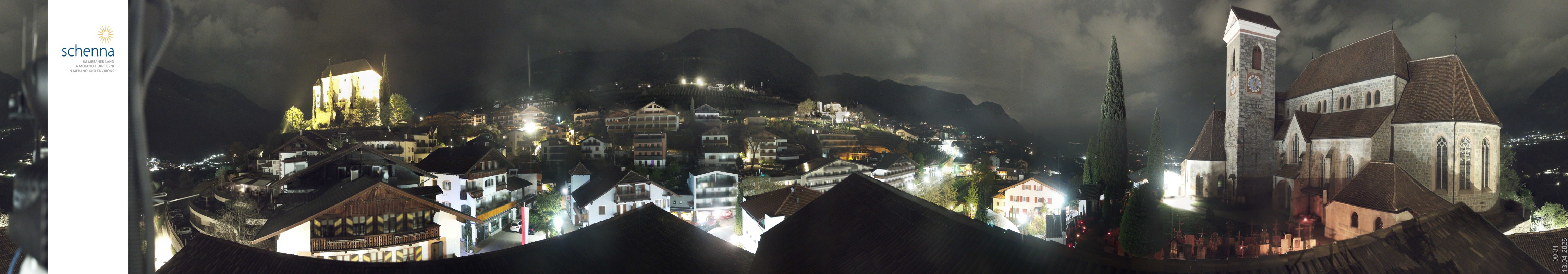 Archiv Foto Webcam Panoramablick Schenna