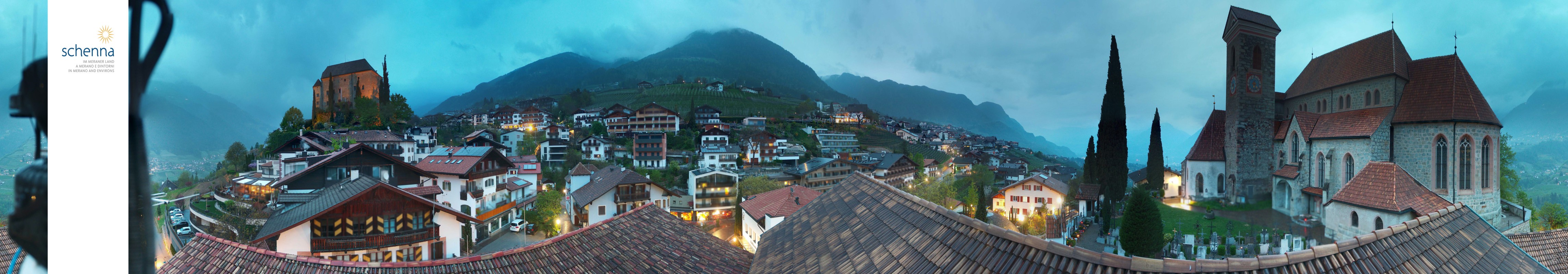 Archived image Webcam Panoramic View of Schenna