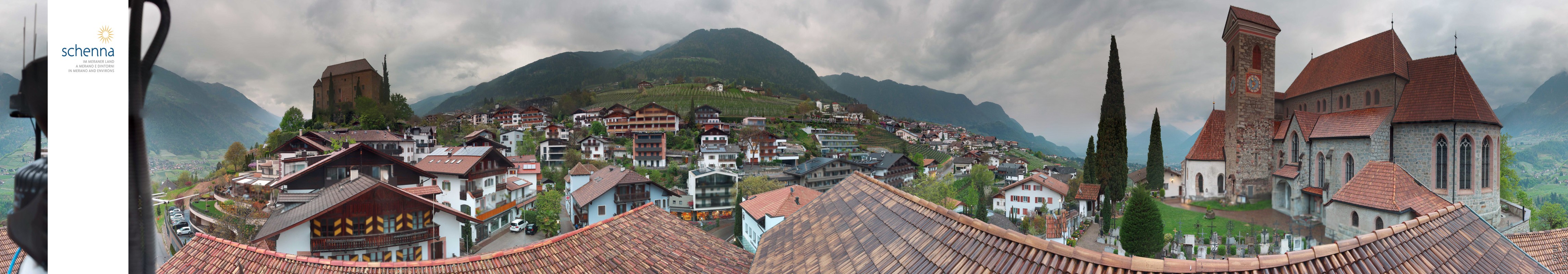 Archived image Webcam Panoramic View of Schenna
