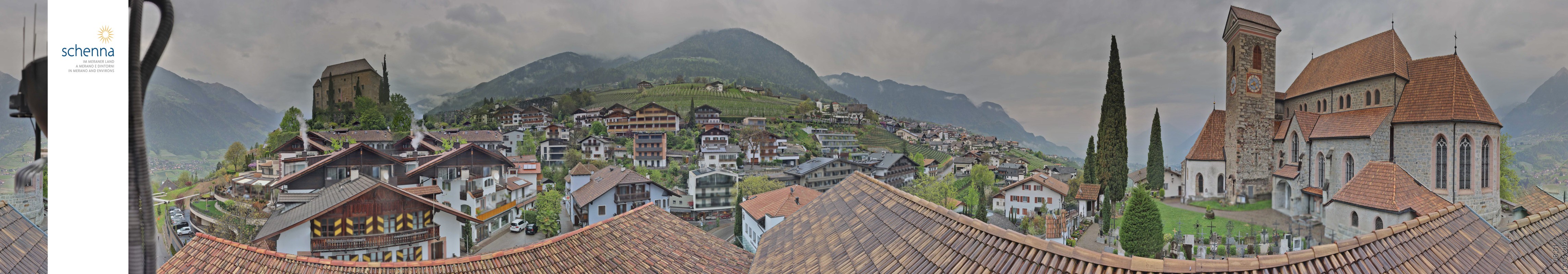 Archived image Webcam Panoramic View of Schenna