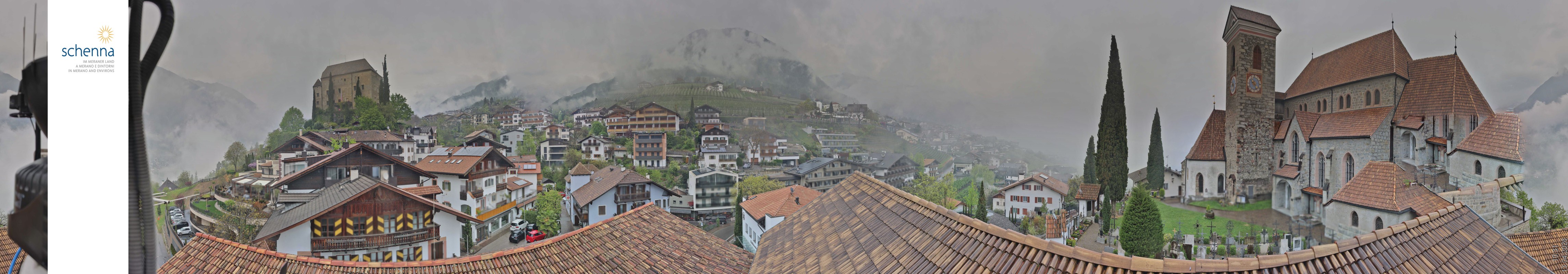 Archived image Webcam Panoramic View of Schenna