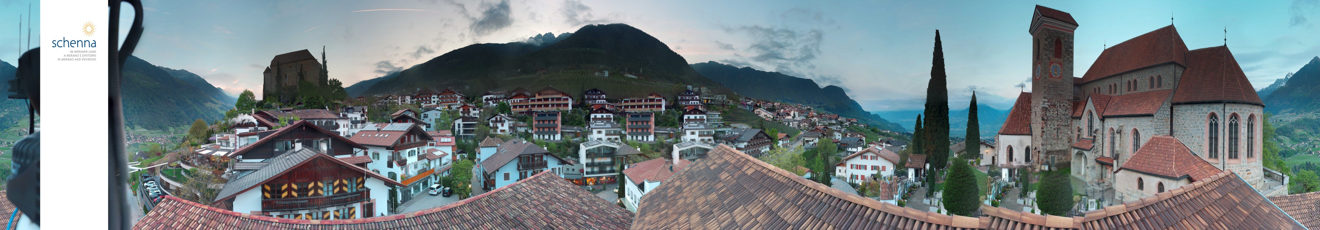 Archived image Webcam Panoramic View of Schenna