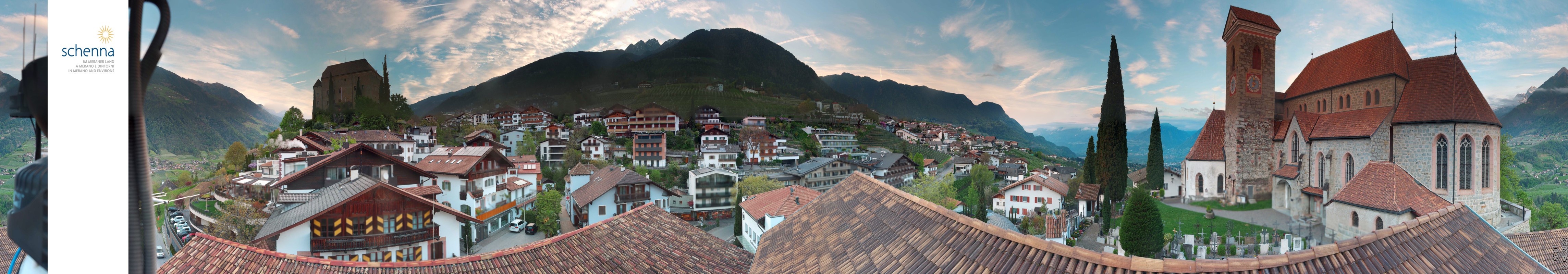 Archived image Webcam Panoramic View of Schenna