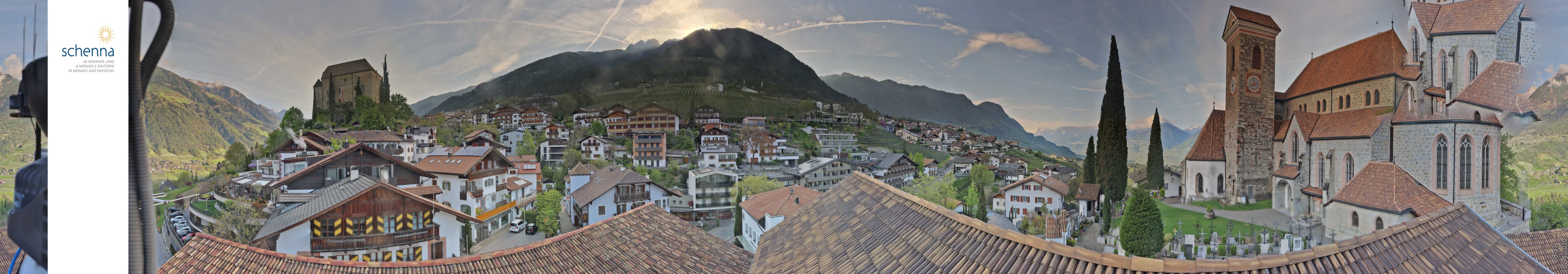 Archived image Webcam Panoramic View of Schenna