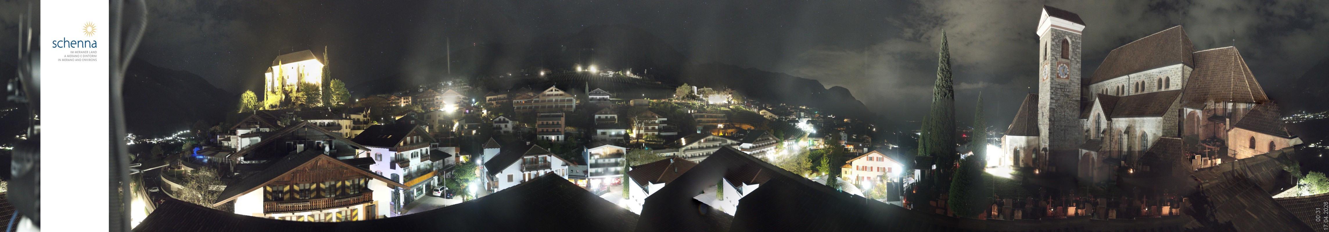 Archiv Foto Webcam Panoramablick Schenna