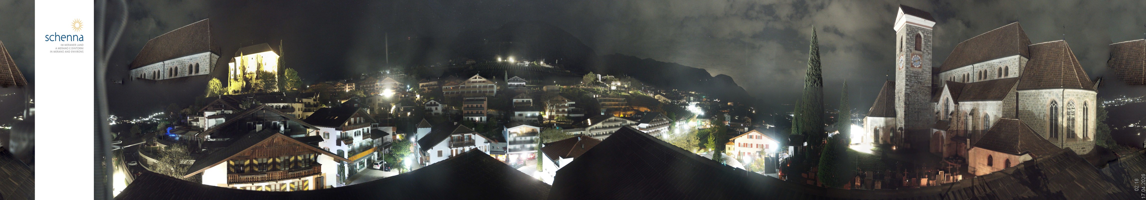 Archiv Foto Webcam Panoramablick Schenna