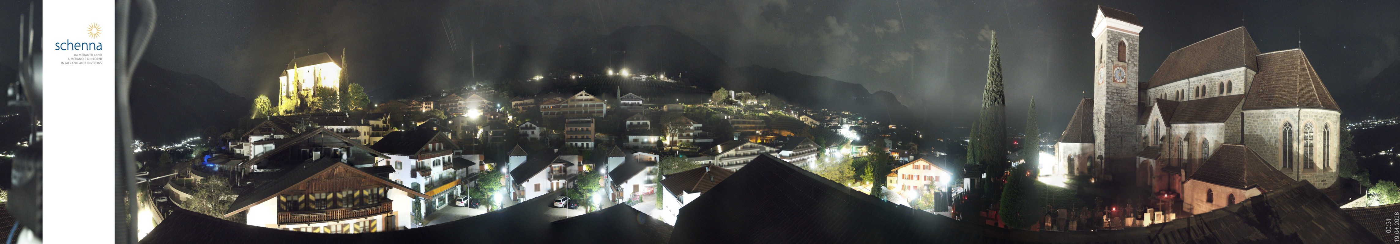 Archiv Foto Webcam Panoramablick Schenna