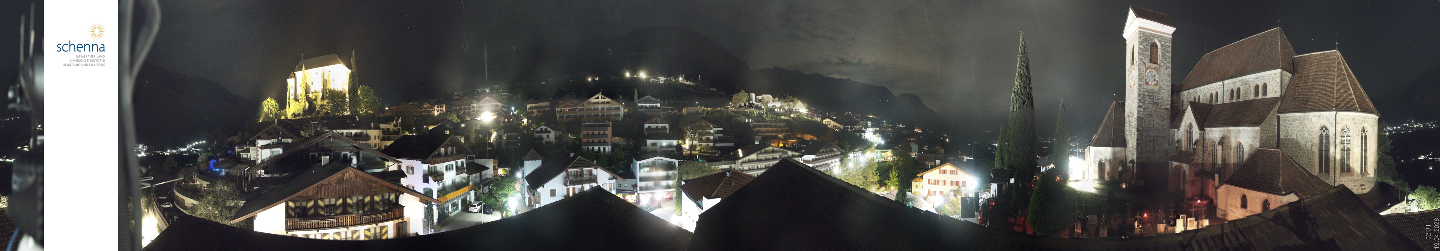 Archiv Foto Webcam Panoramablick Schenna